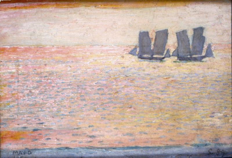 Wikioo.org - The Encyclopedia of Fine Arts - Painting, Artwork by Denis Maurice - Bateaux à Granville