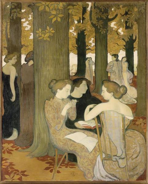 WikiOO.org - Encyclopedia of Fine Arts - Maľba, Artwork Denis Maurice - Les Muses