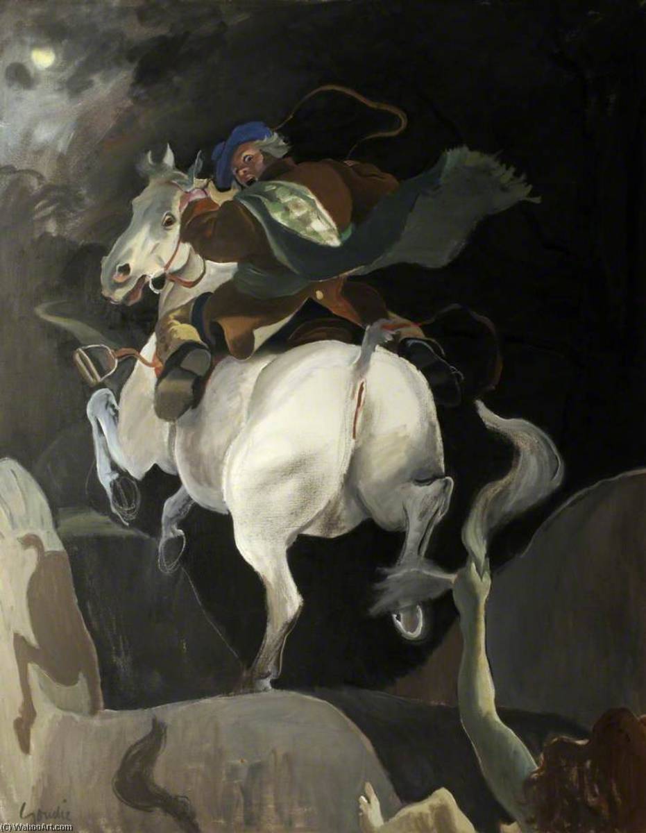 Wikioo.org - The Encyclopedia of Fine Arts - Painting, Artwork by Alexander Goudie - 'Ae Spring Brought off Her Master Hale'