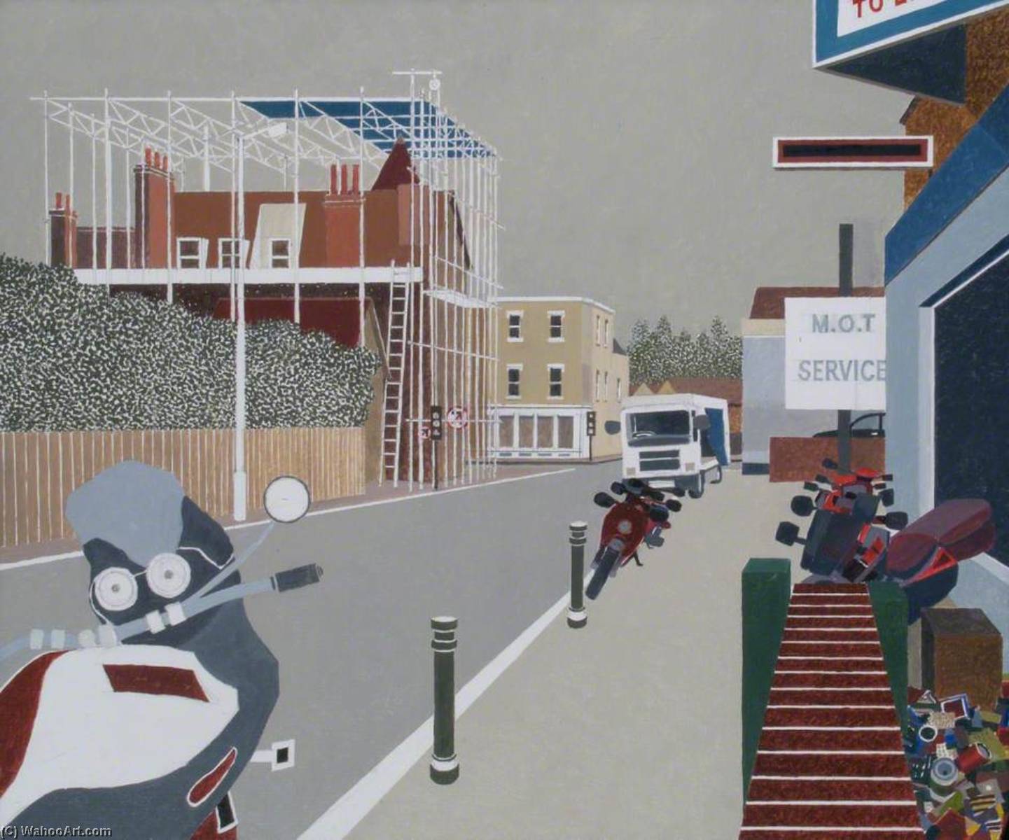 Wikioo.org - The Encyclopedia of Fine Arts - Painting, Artwork by Stephen Chaplin - Penwith Road, SW18
