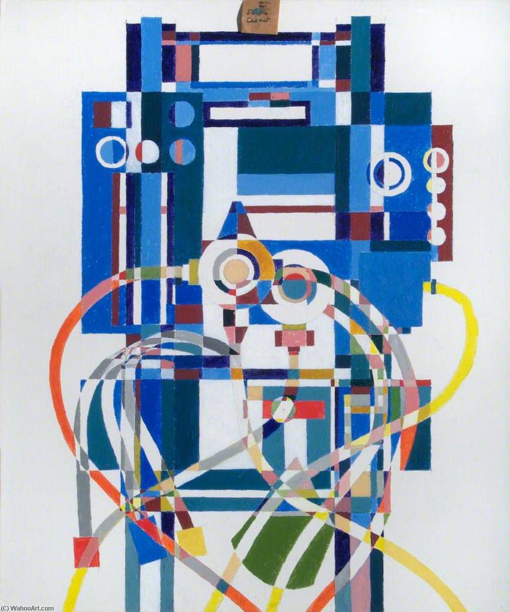 Wikioo.org - The Encyclopedia of Fine Arts - Painting, Artwork by Stephen Chaplin - Blease Apparatus II (panel 2 of 4)