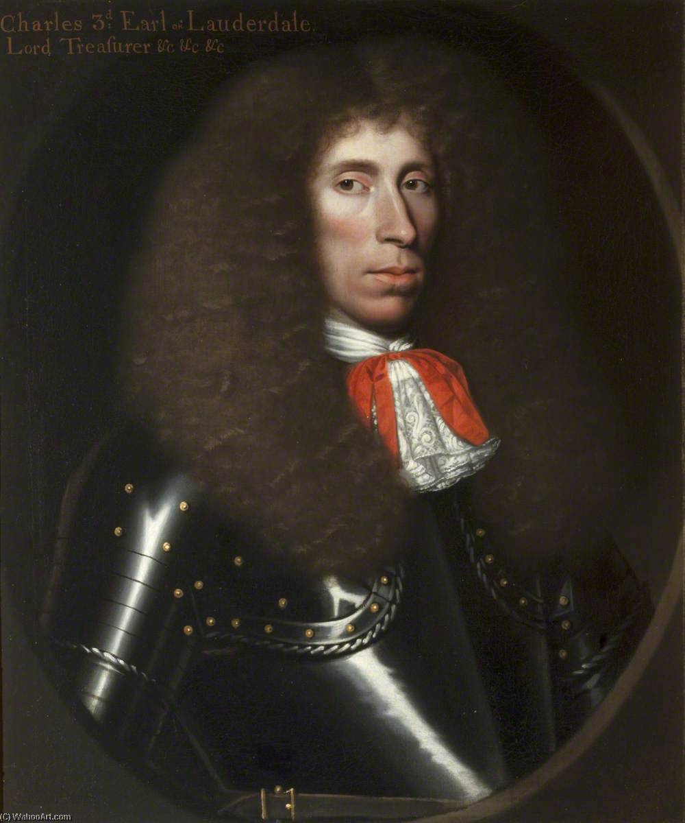 Wikioo.org - The Encyclopedia of Fine Arts - Painting, Artwork by David Scougall - Charles Maitland (c.1620–1691), 3rd Earl of Lauderdale