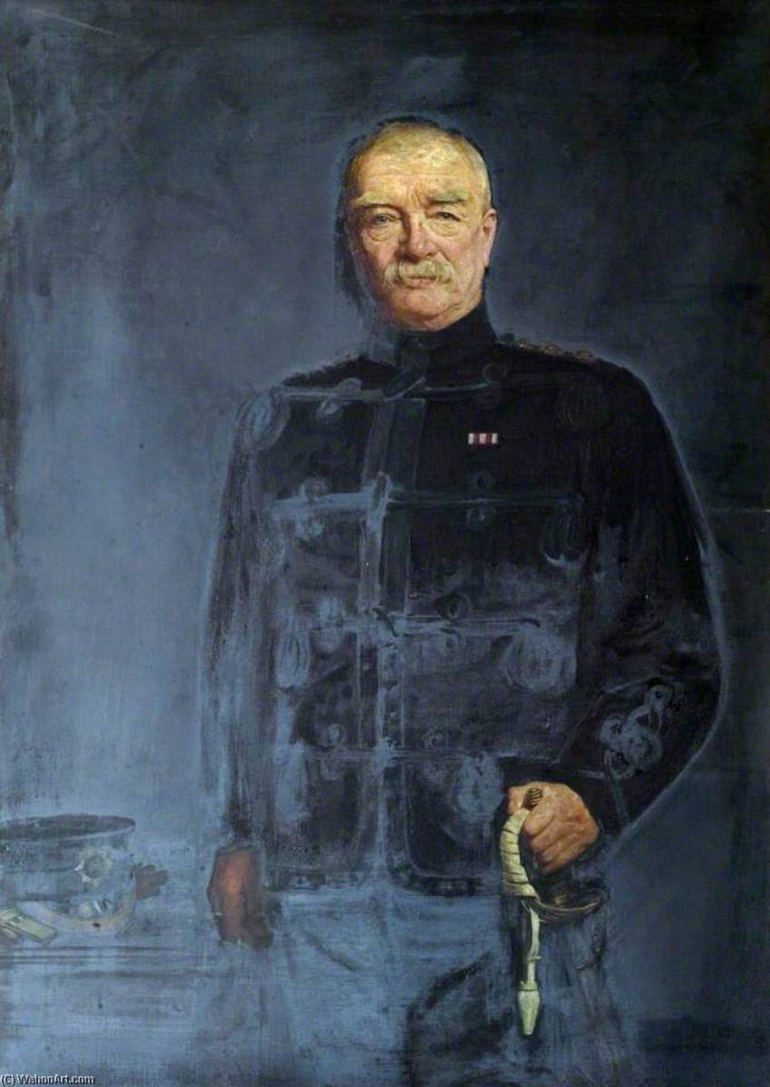Wikioo.org - The Encyclopedia of Fine Arts - Painting, Artwork by George Henry Grenville Manton - Colonel Edward Snow Mason
