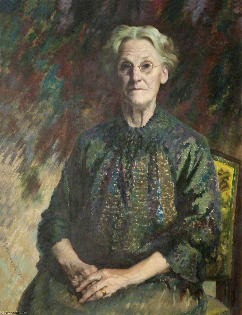 Wikioo.org - The Encyclopedia of Fine Arts - Painting, Artwork by Orlando Greenwood - Portrait of the Artist's Mother