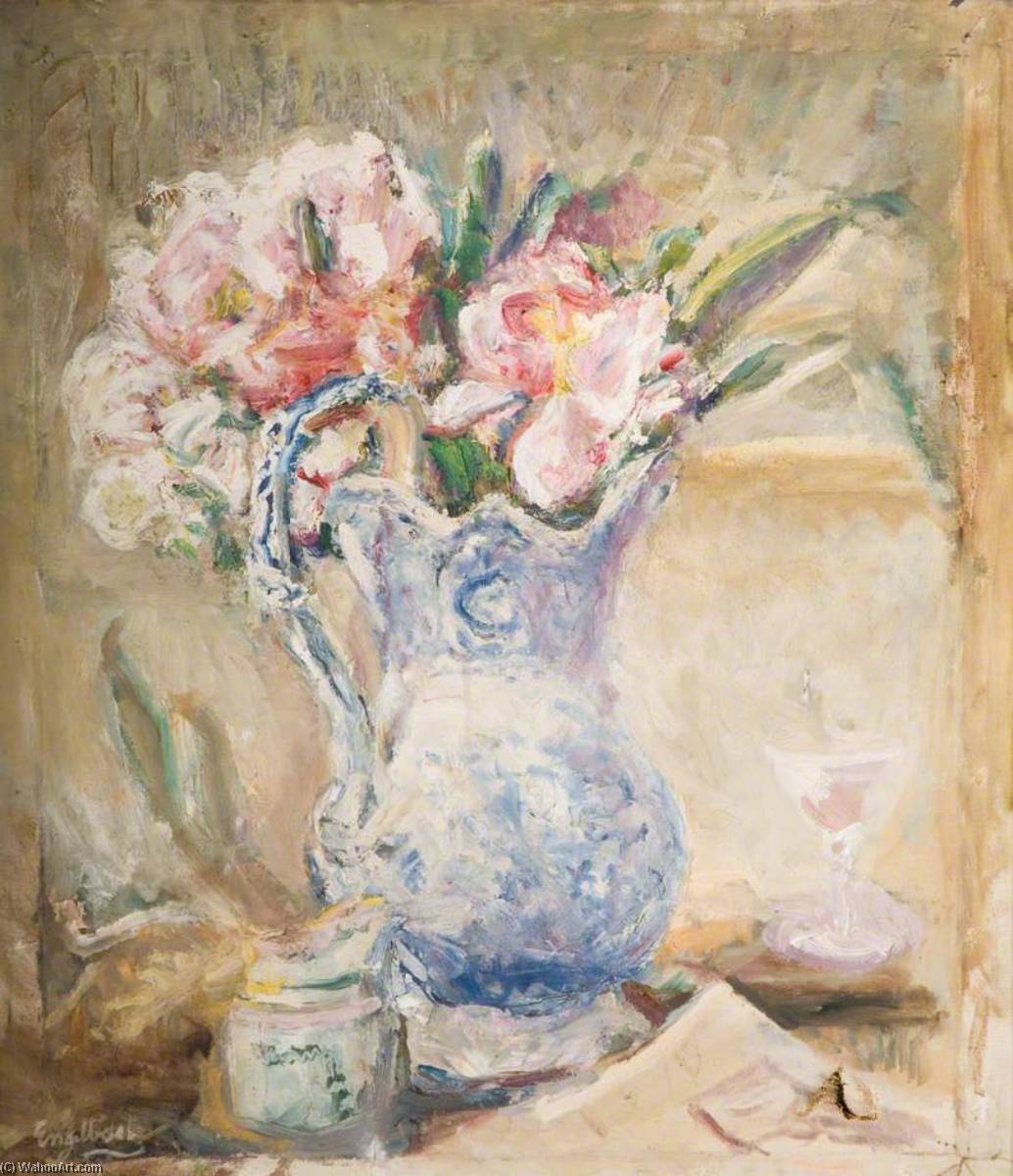 Wikioo.org - The Encyclopedia of Fine Arts - Painting, Artwork by Florence Engelbach - Peonies