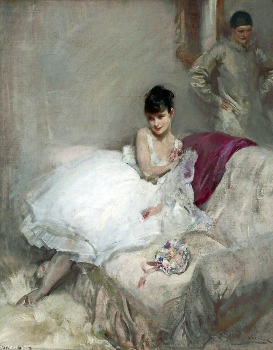 Wikioo.org - The Encyclopedia of Fine Arts - Painting, Artwork by Walter Ernest Webster - Coquette