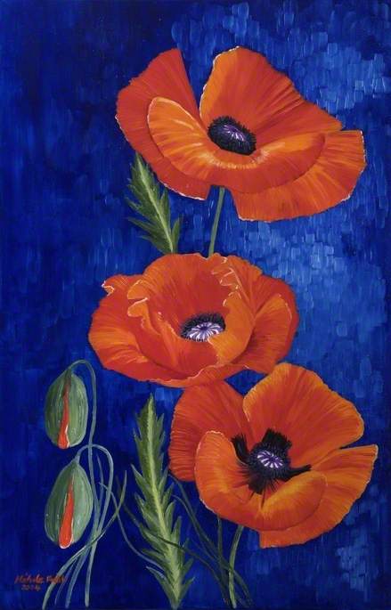 Wikioo.org - The Encyclopedia of Fine Arts - Painting, Artwork by Michele Elizabeth Field - Poppies