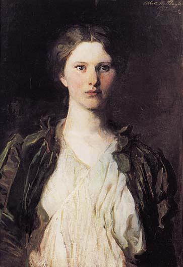 Wikioo.org - The Encyclopedia of Fine Arts - Painting, Artwork by Abbott Handerson Thayer - Bessie Price, (painting)