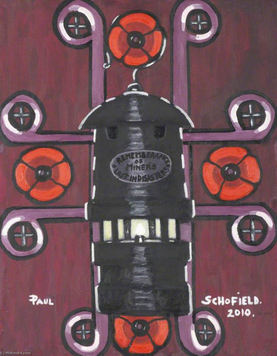 Wikioo.org - The Encyclopedia of Fine Arts - Painting, Artwork by Paul Schofield - Remembrance of Miners