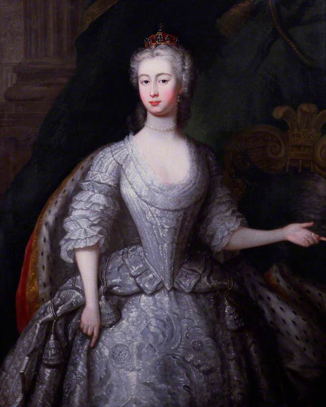WikiOO.org - Енциклопедия за изящни изкуства - Живопис, Произведения на изкуството Charles Philips - Augusta of Saxe Gotha, Princess of Wales