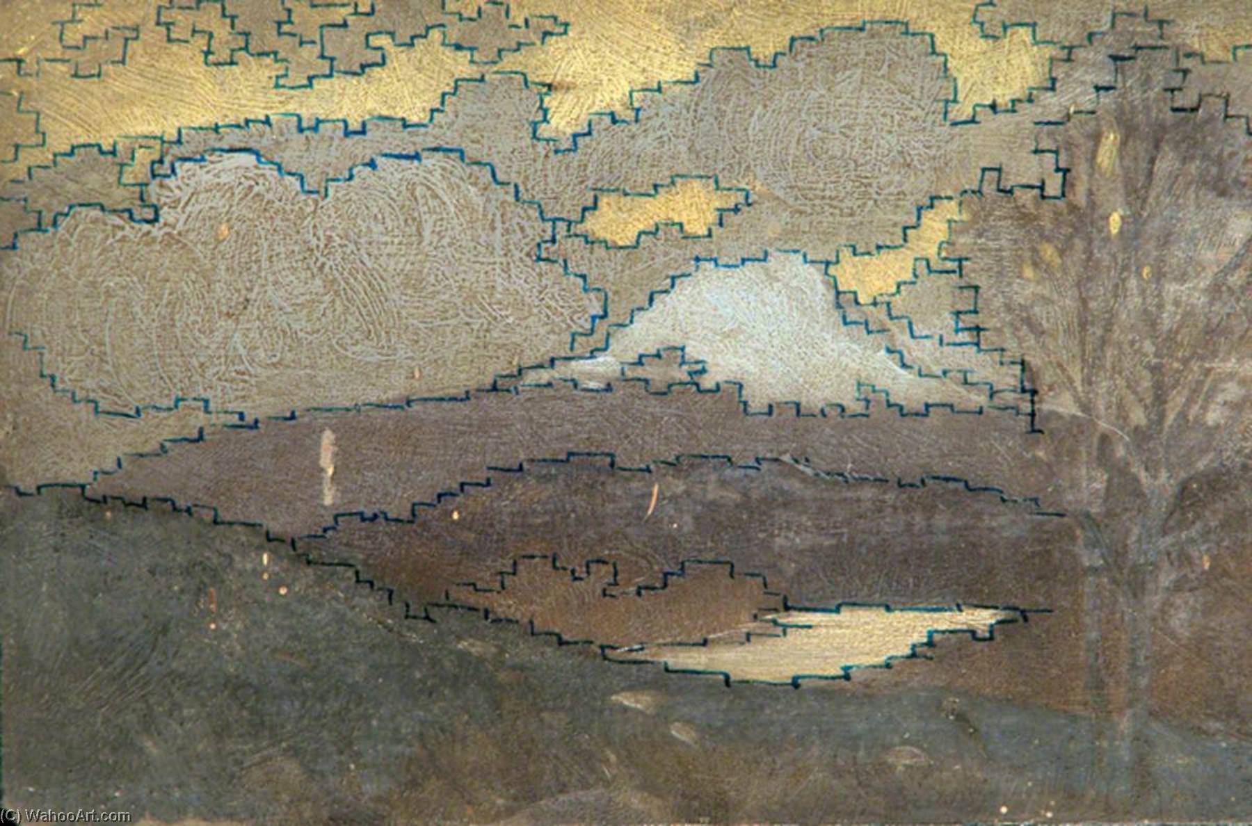 Wikioo.org - The Encyclopedia of Fine Arts - Painting, Artwork by Sidney Herbert Sime - Patterned Landscape