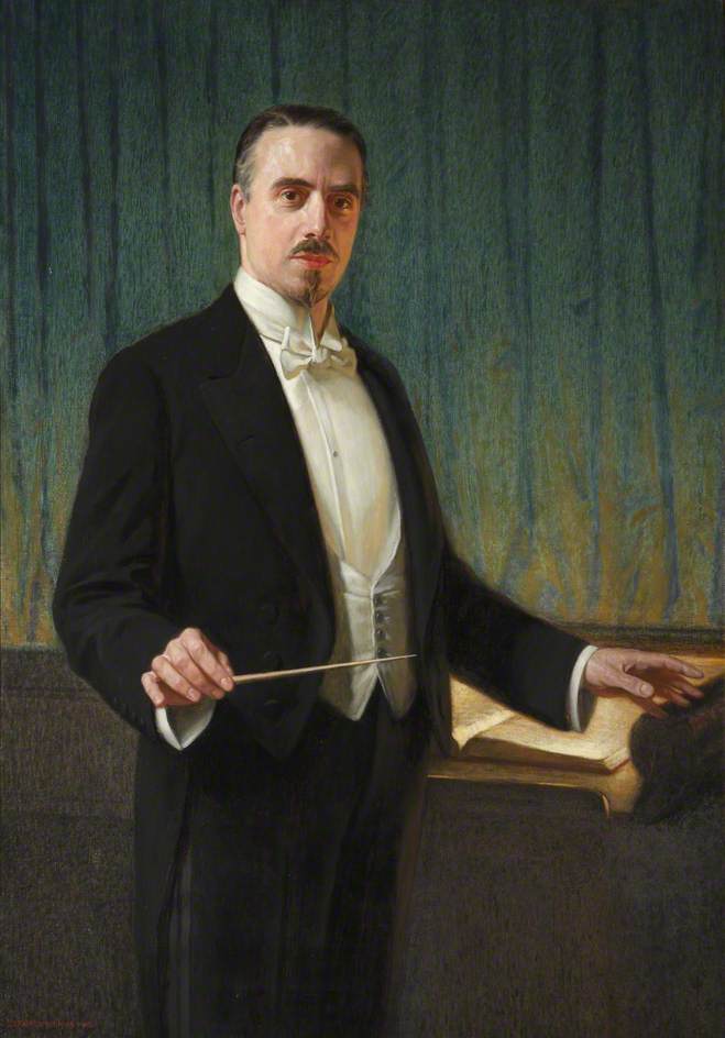 Wikioo.org - The Encyclopedia of Fine Arts - Painting, Artwork by Bernard Munns - Sir Thomas Beecham (1879–1961), 2nd Bt