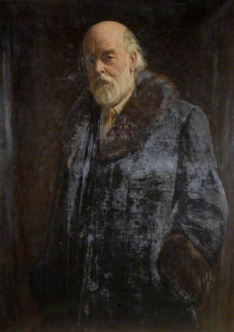 Wikioo.org - The Encyclopedia of Fine Arts - Painting, Artwork by Bernard Munns - Sir Oliver Lodge (1851–1940)