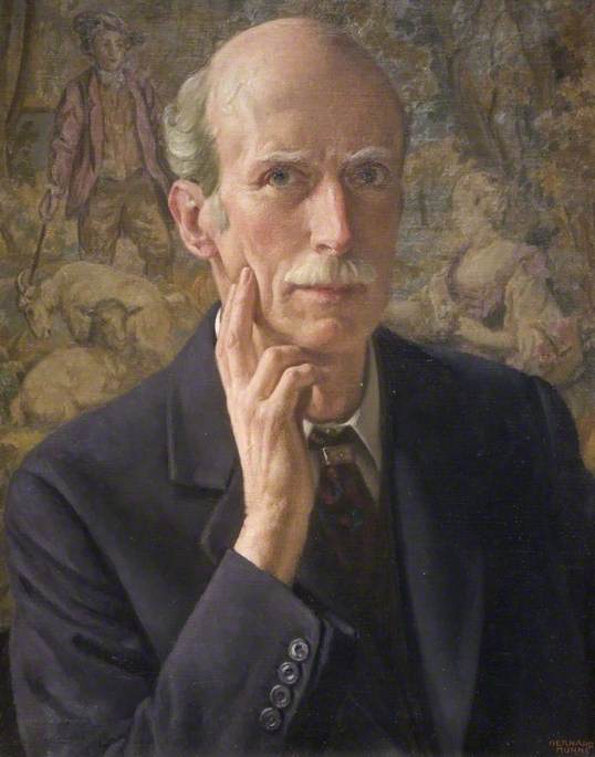 Wikioo.org - The Encyclopedia of Fine Arts - Painting, Artwork by Bernard Munns - Self Portrait
