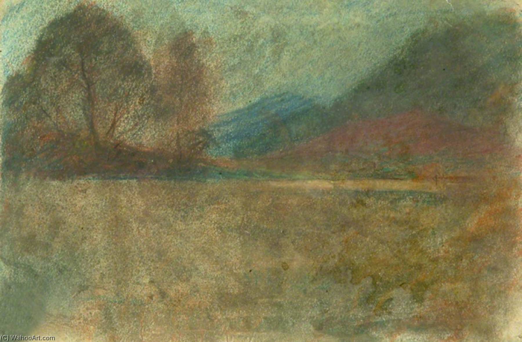 Wikioo.org - The Encyclopedia of Fine Arts - Painting, Artwork by Sidney Herbert Sime - Dark Landscape