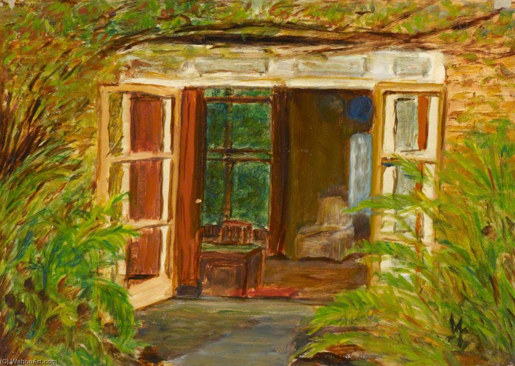 WikiOO.org - Enciclopedia of Fine Arts - Pictura, lucrări de artă Myfanwy Baker - The Lounge Window, 95 Lee Road