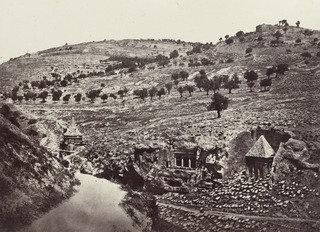 Wikioo.org - The Encyclopedia of Fine Arts - Painting, Artwork by Francis Frith - The Valley of Jehoshaphat, Jerusalem (Plate 14)