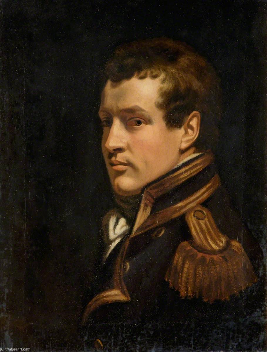 Wikioo.org - The Encyclopedia of Fine Arts - Painting, Artwork by Thomas Robson - Captain Peter Bover (1772–1802), RN (copy after John Opie)