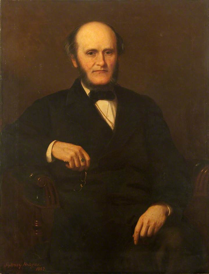Wikioo.org - The Encyclopedia of Fine Arts - Painting, Artwork by Joseph Sydney Willis Hodges - Sir John Russell Reynolds (1828–1896), Bt