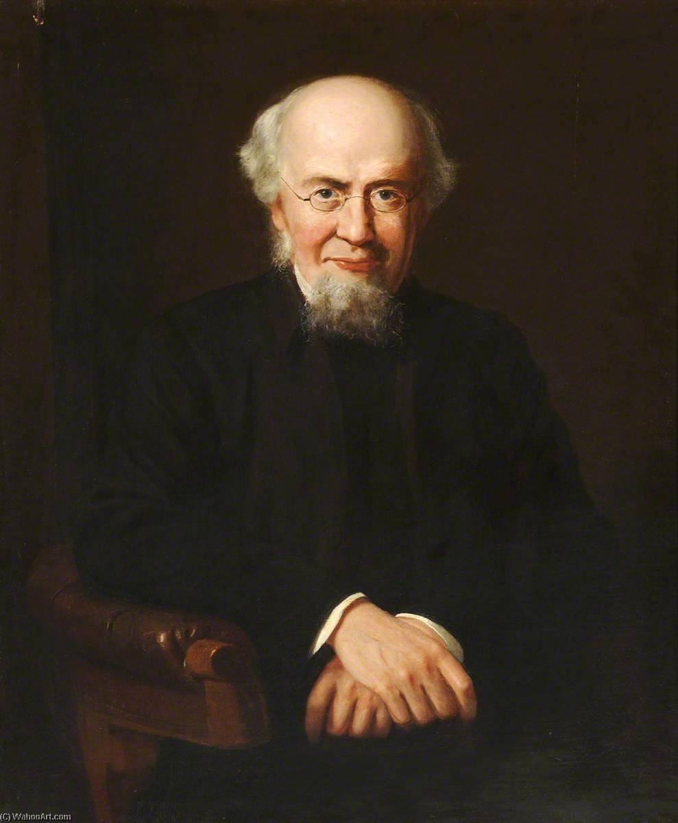 Wikioo.org - The Encyclopedia of Fine Arts - Painting, Artwork by Joseph Sydney Willis Hodges - Reverend W. Relton (1816–1893), Vicar of St Mary's Church, Ealing (1853–1886)