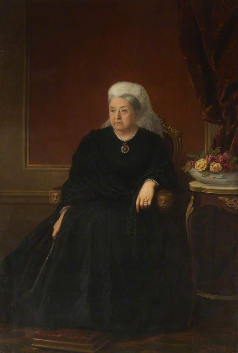 Wikioo.org - The Encyclopedia of Fine Arts - Painting, Artwork by Joseph Sydney Willis Hodges - Her Majesty Queen Victoria (1819–1901)