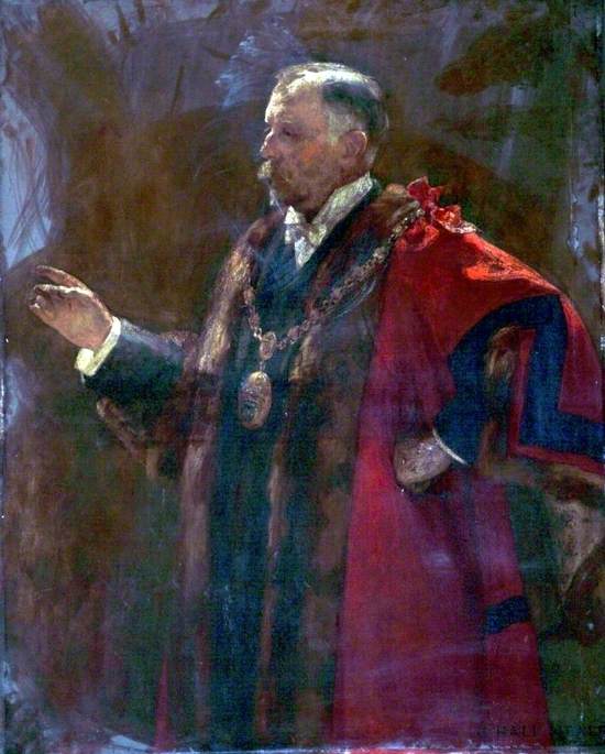 Wikioo.org - The Encyclopedia of Fine Arts - Painting, Artwork by George Hall Neale - Mayoral Portrait