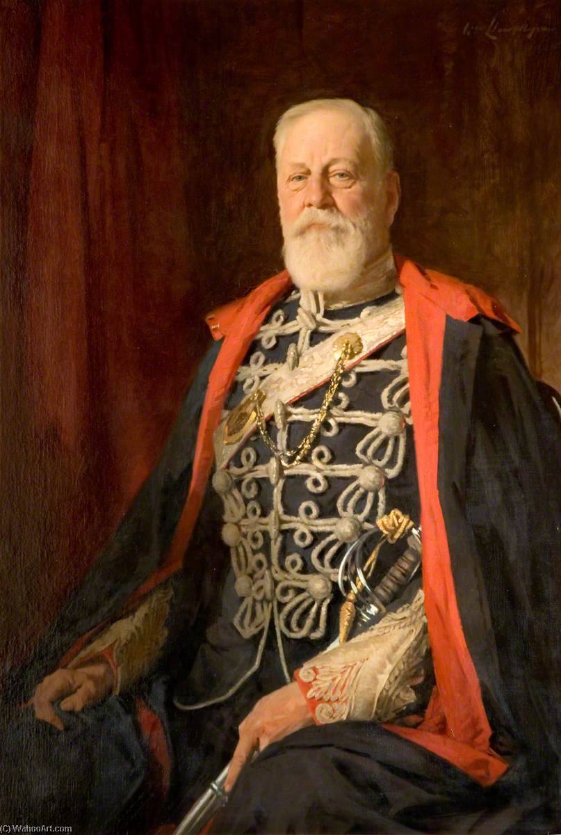 Wikioo.org - The Encyclopedia of Fine Arts - Painting, Artwork by Samuel Henry William Llewellyn - Sir Reginald Hardy (1848–1938), 2nd Bt, of Dunstall Park