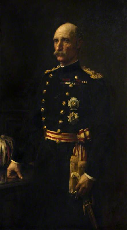 Wikioo.org - The Encyclopedia of Fine Arts - Painting, Artwork by Samuel Henry William Llewellyn - Field Marshal Sir George Stuart White (1835–1912), VC, OM