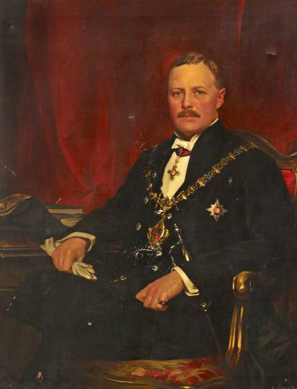 Wikioo.org - The Encyclopedia of Fine Arts - Painting, Artwork by Samuel Henry William Llewellyn - Sir William Davison (1872–1953), MP
