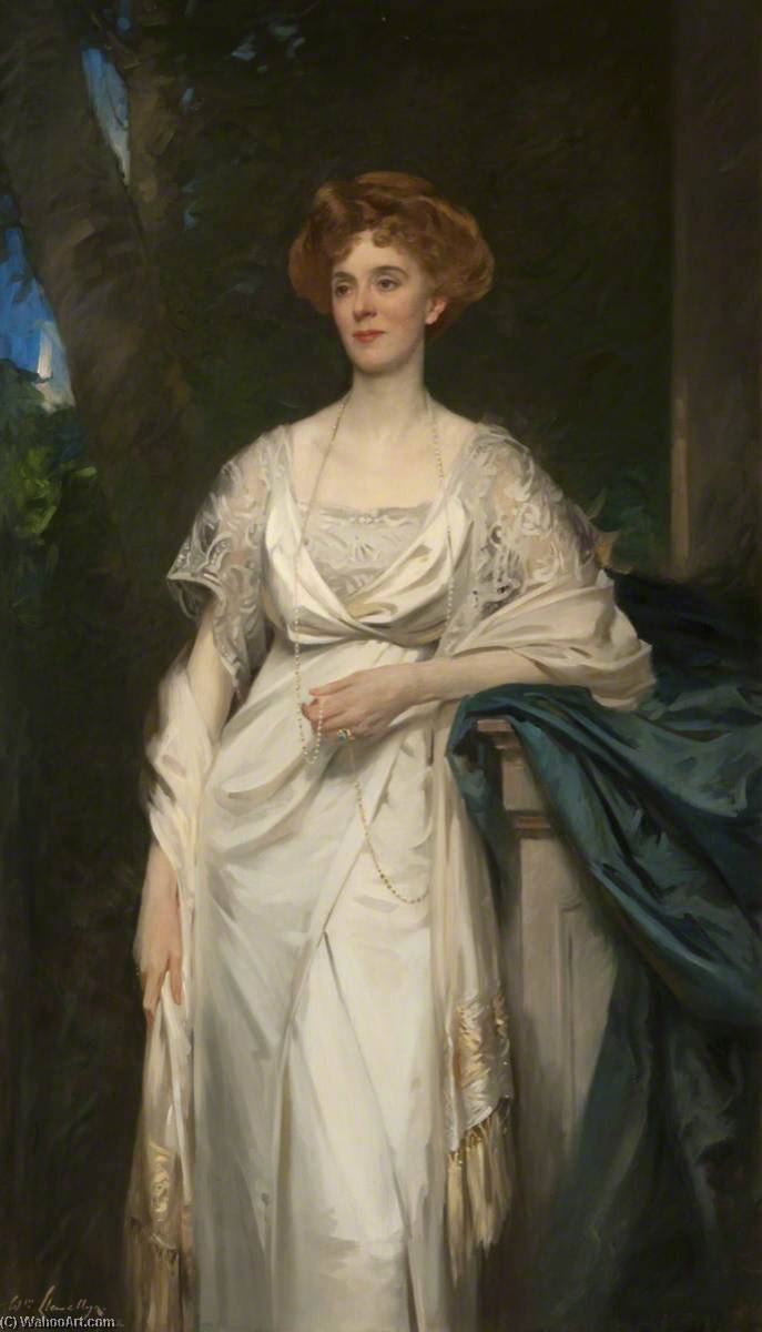 WikiOO.org - Encyclopedia of Fine Arts - Maalaus, taideteos Samuel Henry William Llewellyn - Gwendoline (d.1929), 14th Countess of Lauderdale