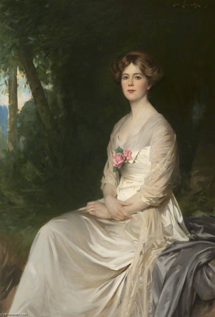Wikioo.org - The Encyclopedia of Fine Arts - Painting, Artwork by Samuel Henry William Llewellyn - Ethel Mary (1891–1970), 15th Countess of Lauderdale