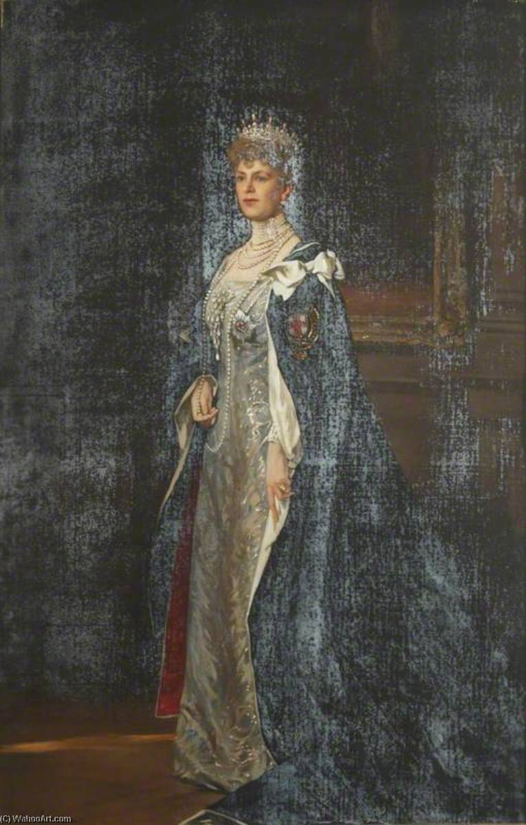 WikiOO.org - Encyclopedia of Fine Arts - Maalaus, taideteos Samuel Henry William Llewellyn - Mary (1867–1953), Queen Consort of George V