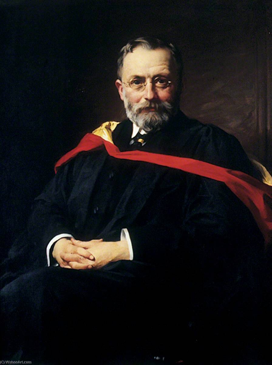 Wikioo.org - The Encyclopedia of Fine Arts - Painting, Artwork by Samuel Henry William Llewellyn - Professor William Stroud, MA, DSc, Cavendish Professor of Physics at the University of Leeds (1885–1901)