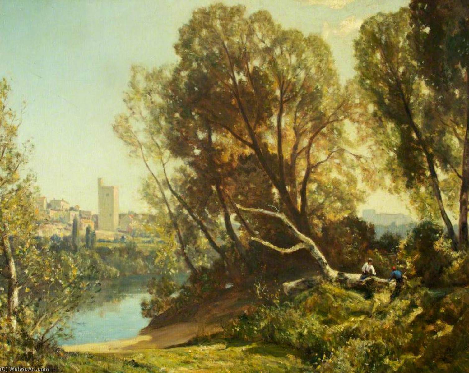 Wikioo.org - The Encyclopedia of Fine Arts - Painting, Artwork by Herbert Edwin Pelham Hughes Stanton - Avignon