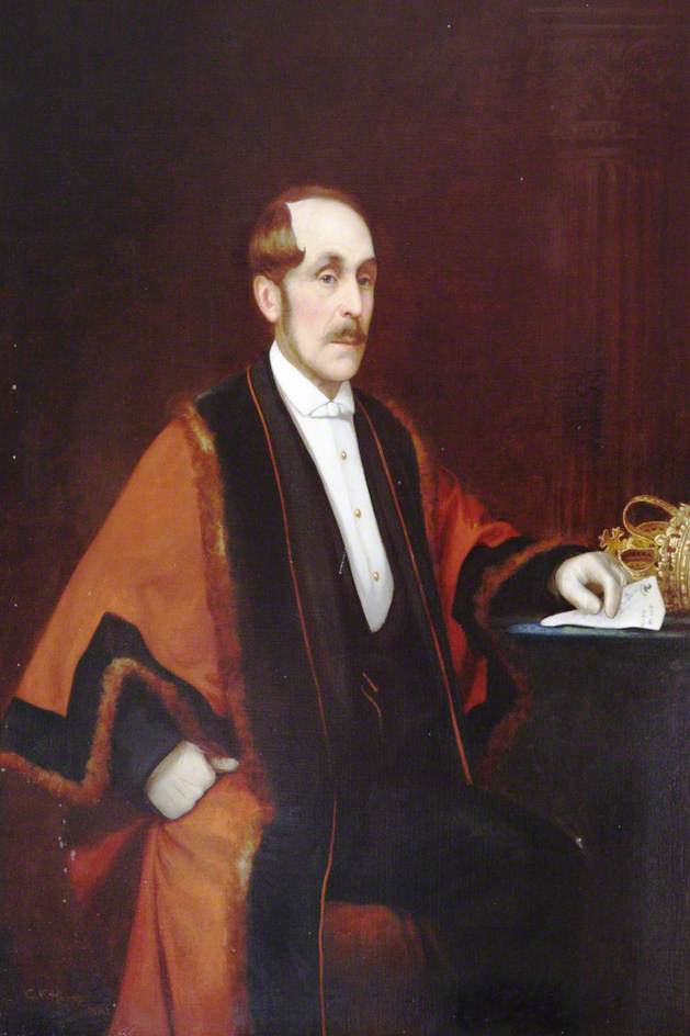 Wikioo.org - The Encyclopedia of Fine Arts - Painting, Artwork by George Frederick Harris - Sir Henry Paul Seale (1806–1897), Bt, Mayor of Dartmouth