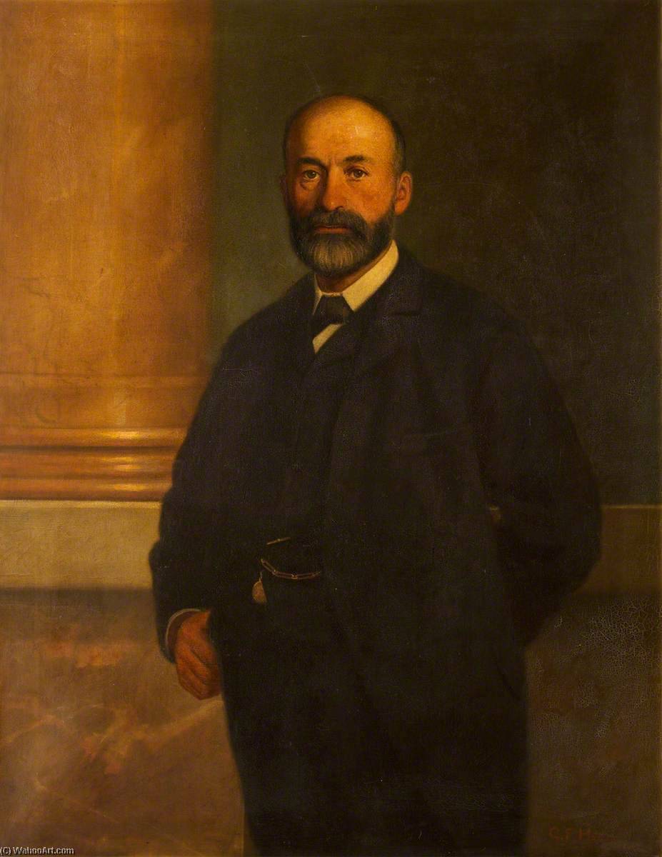 Wikioo.org - The Encyclopedia of Fine Arts - Painting, Artwork by George Frederick Harris - Portrait of a Man with a Beard