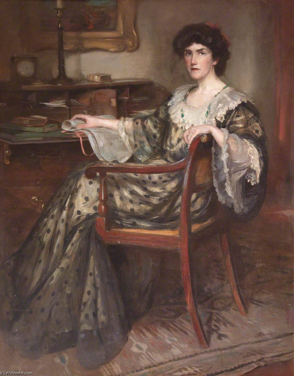 Wikioo.org - The Encyclopedia of Fine Arts - Painting, Artwork by Charles Hodge Mackie - Ella Carmichael Watson (c.1871–1928)