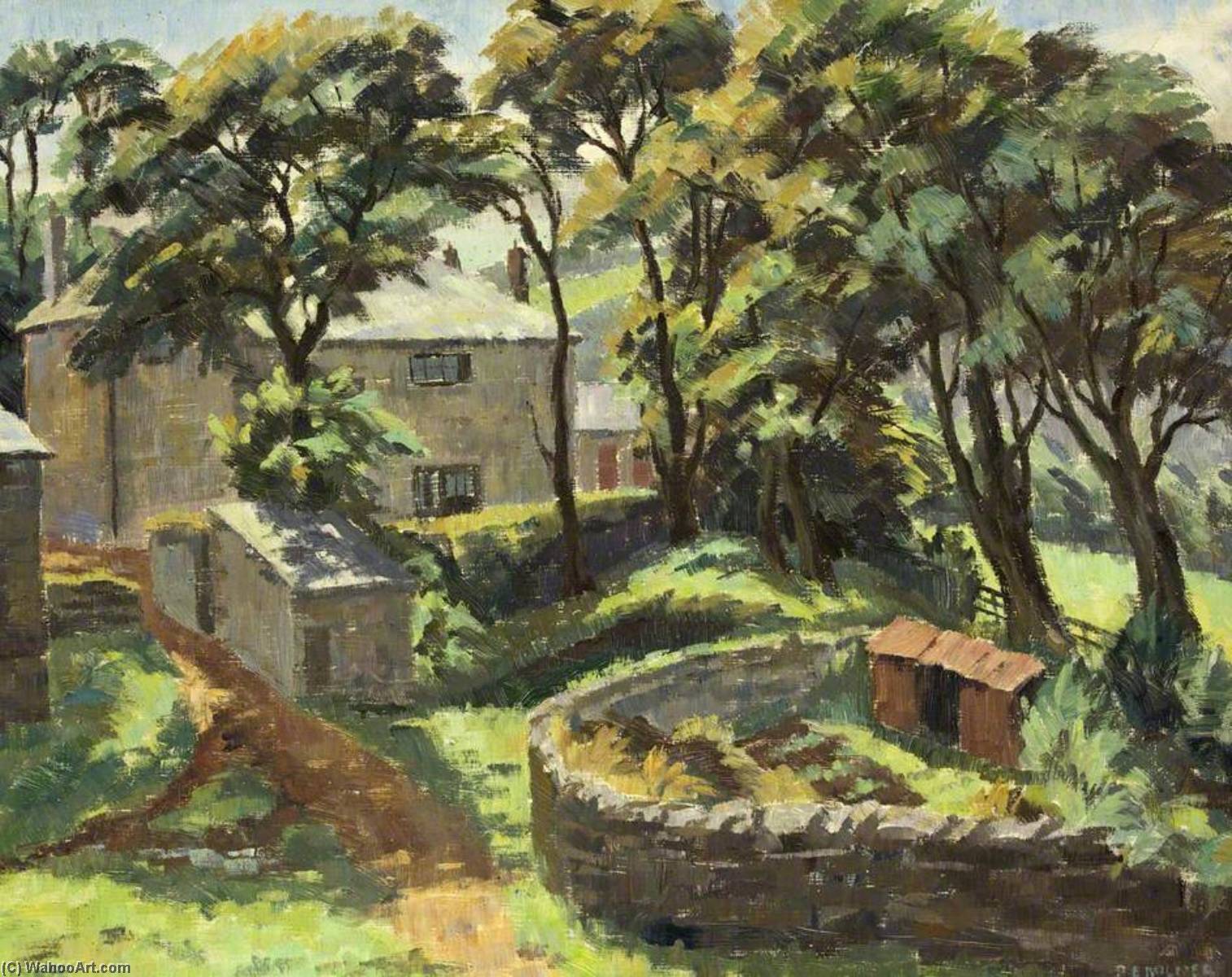 Wikioo.org - The Encyclopedia of Fine Arts - Painting, Artwork by Donald Ewart Milner - A Moorland Farm