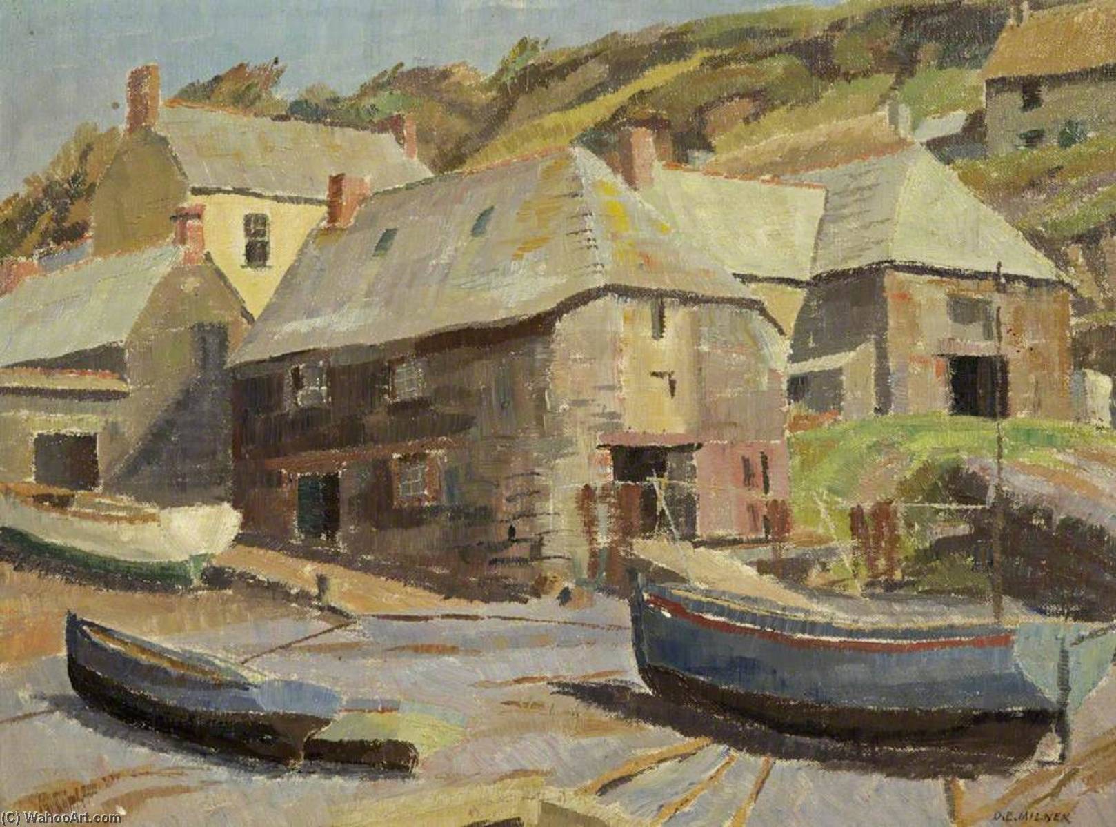 Wikioo.org - The Encyclopedia of Fine Arts - Painting, Artwork by Donald Ewart Milner - The Slipway