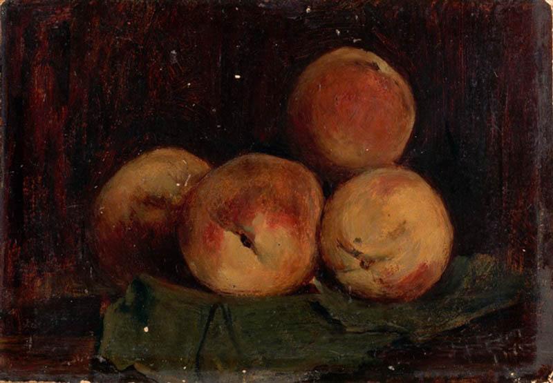 Wikioo.org - The Encyclopedia of Fine Arts - Painting, Artwork by Lesage Pierre Alexis - Nature morte pêches