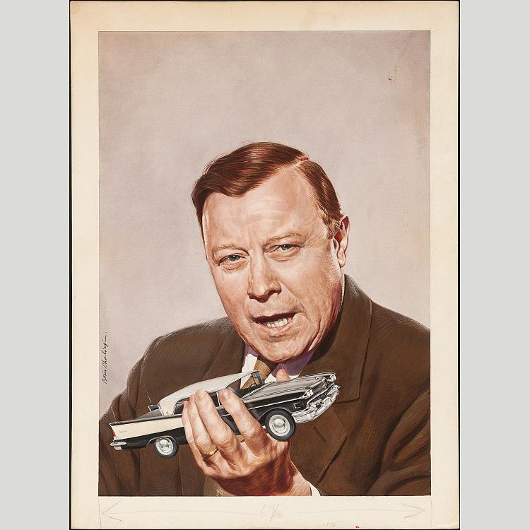 Wikioo.org - The Encyclopedia of Fine Arts - Painting, Artwork by Boris Chaliapin - Walter Reuther
