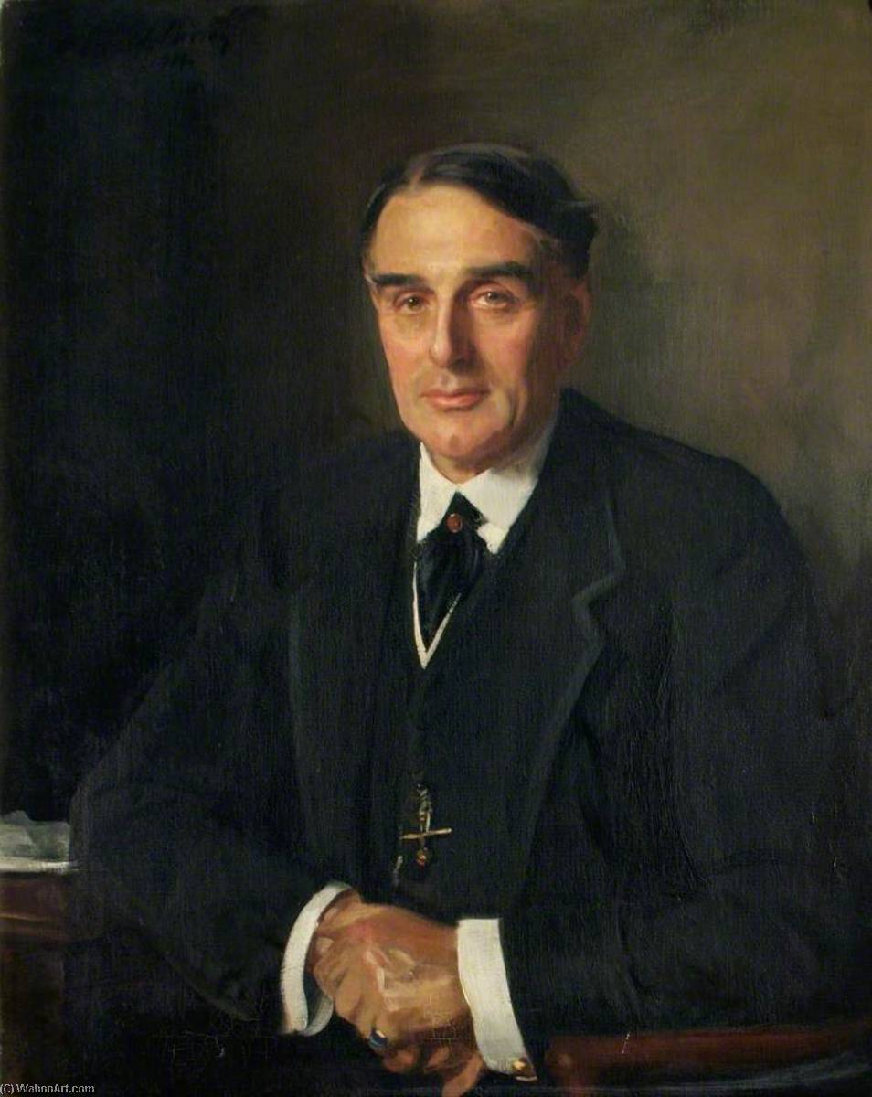 Wikioo.org - The Encyclopedia of Fine Arts - Painting, Artwork by Oswald Hornby Joseph Birley - Sydney George Holland (1855–1931), 2nd Viscount Knutsford, Chairman of The London Hospital (1896–1914)