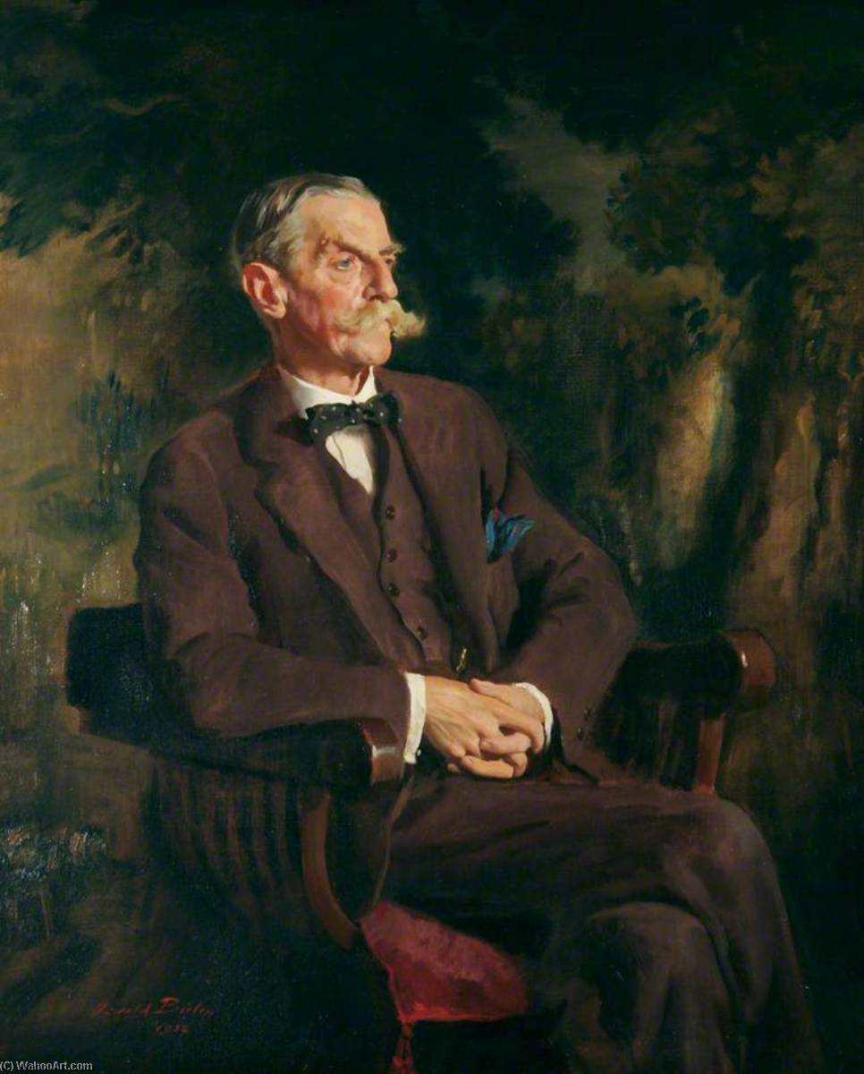 Wikioo.org - The Encyclopedia of Fine Arts - Painting, Artwork by Oswald Hornby Joseph Birley - The Right Honourable Ailwyn Edward Fellowes (1855–1924), First Baron Ailwyn of Honingham