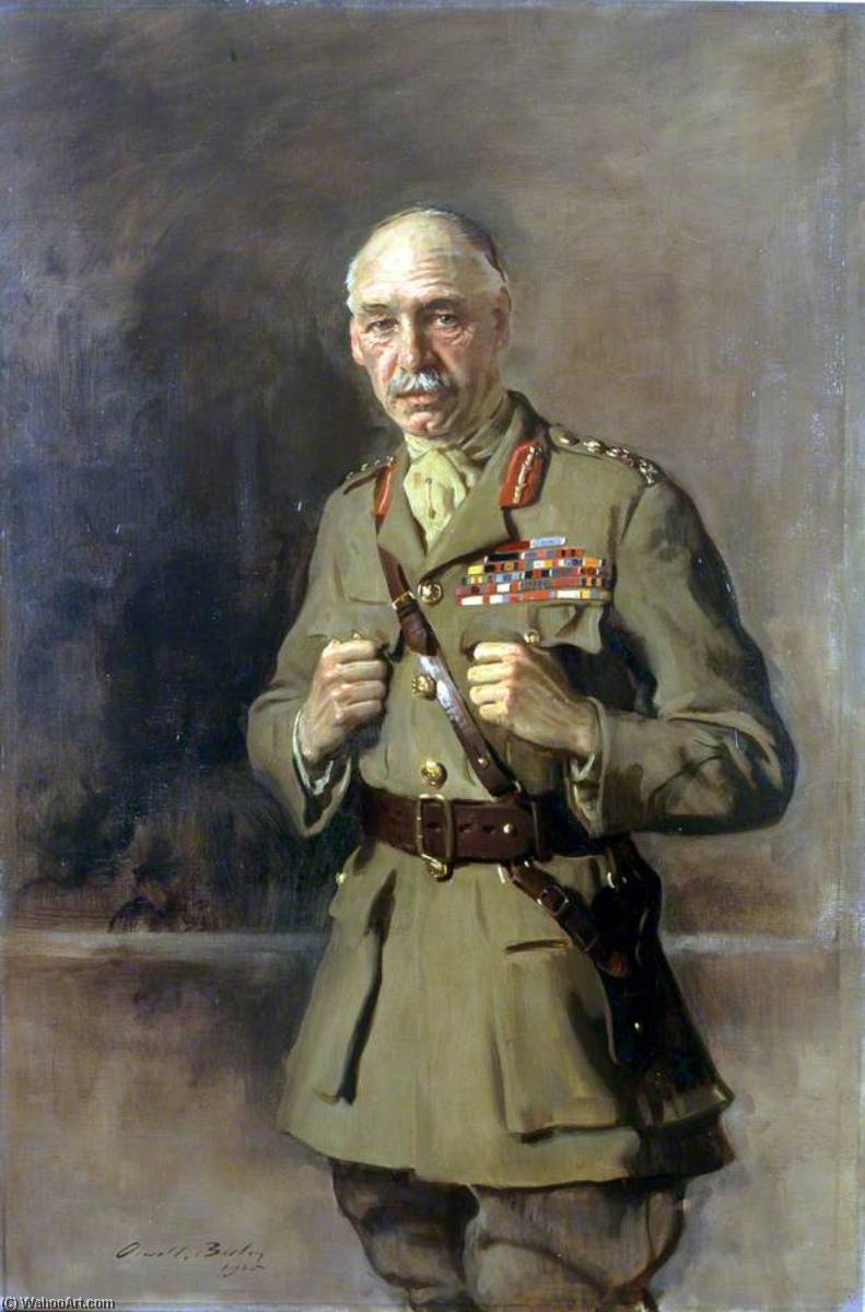 Wikioo.org - The Encyclopedia of Fine Arts - Painting, Artwork by Oswald Hornby Joseph Birley - General Lord Rawlinson of Trent (1864–1925), GCB, GCSI, GCVO, KCMG