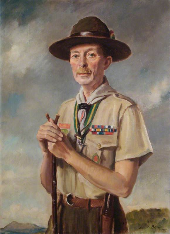 Wikioo.org - The Encyclopedia of Fine Arts - Painting, Artwork by Oswald Hornby Joseph Birley - Lord Somers (1887–1944), KCMG, DSO, MC, as Chief Scout