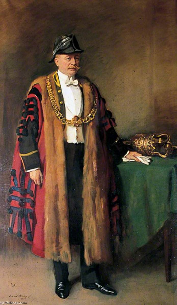 Wikioo.org - The Encyclopedia of Fine Arts - Painting, Artwork by Oswald Hornby Joseph Birley - Sir William Crundall (b.1847)