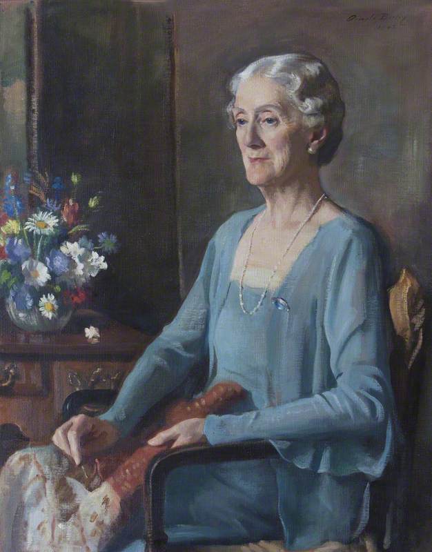 Wikioo.org - The Encyclopedia of Fine Arts - Painting, Artwork by Oswald Hornby Joseph Birley - Diana Langton (1872–1963), Lady Montgomery Massingberd