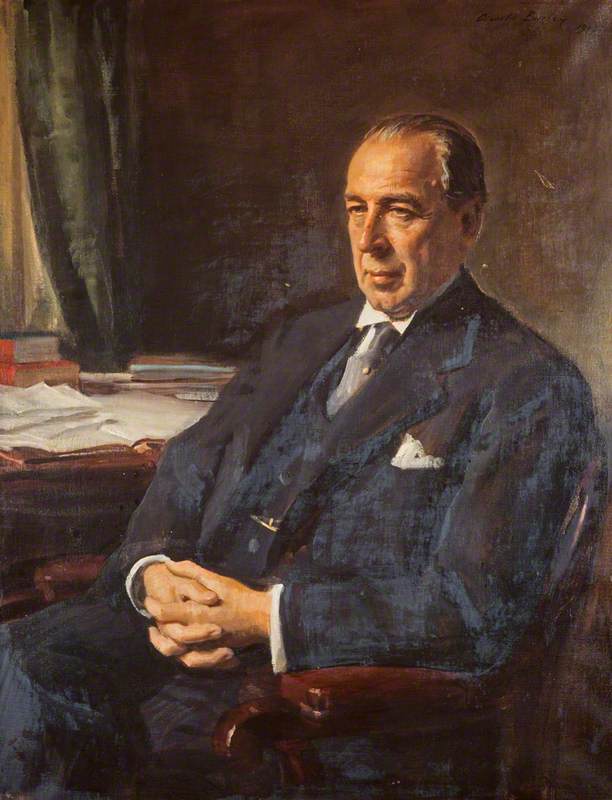 Wikioo.org - The Encyclopedia of Fine Arts - Painting, Artwork by Oswald Hornby Joseph Birley - Sir John Anderson (1882–1958), Viscount Waverley, Administrator and Politician