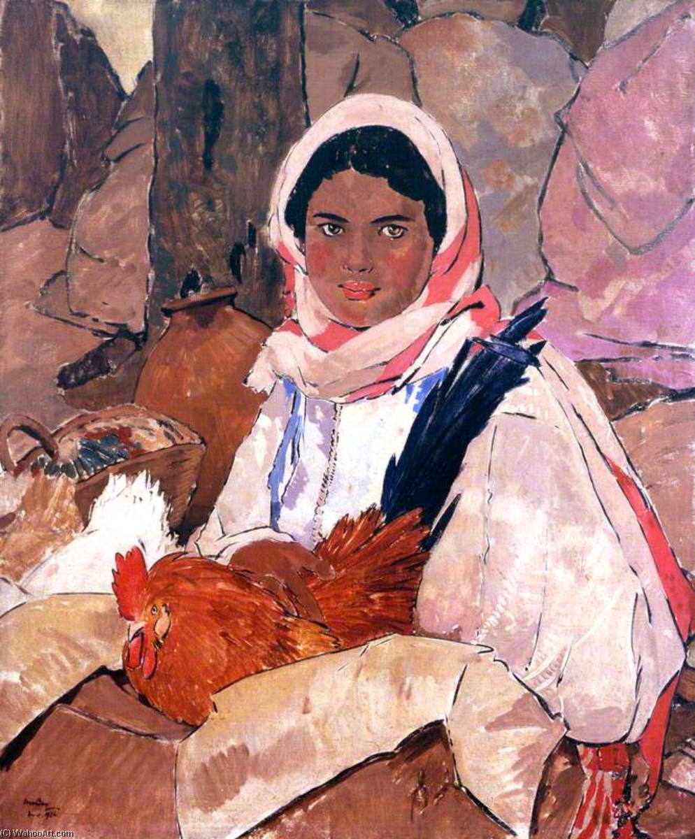 Wikioo.org - The Encyclopedia of Fine Arts - Painting, Artwork by James Mcbey - Anghera Peasant Girl