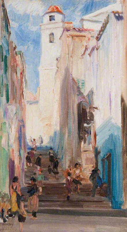 Wikioo.org - The Encyclopedia of Fine Arts - Painting, Artwork by James Mcbey - Church Villefranche